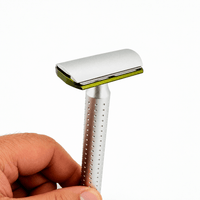 Parker AeroShave Aluminium Double-Edge Safety Razor Long Handle