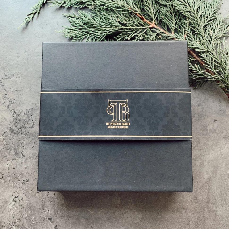 The Personal Barber premium gift box - beautifully presented gift box with branded sleeve cover