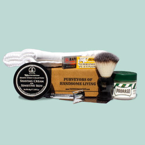 May Subscription Box:  The Traditional Barber's Shave