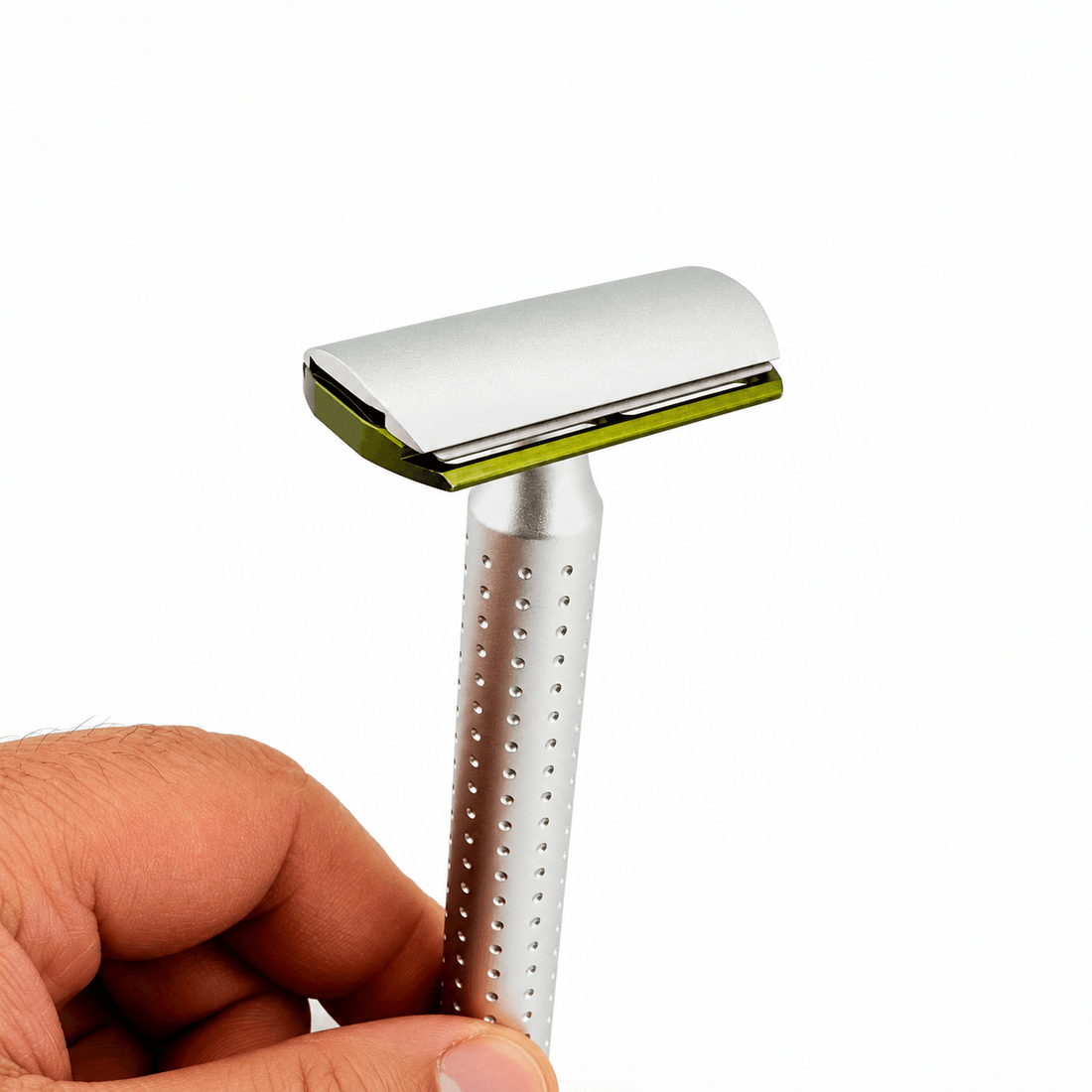 Parker AeroShave Aluminium Double-Edge Safety Razor Long Handle