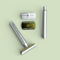 Parker AeroShave Aluminium Double-Edge Safety Razor Long Handle