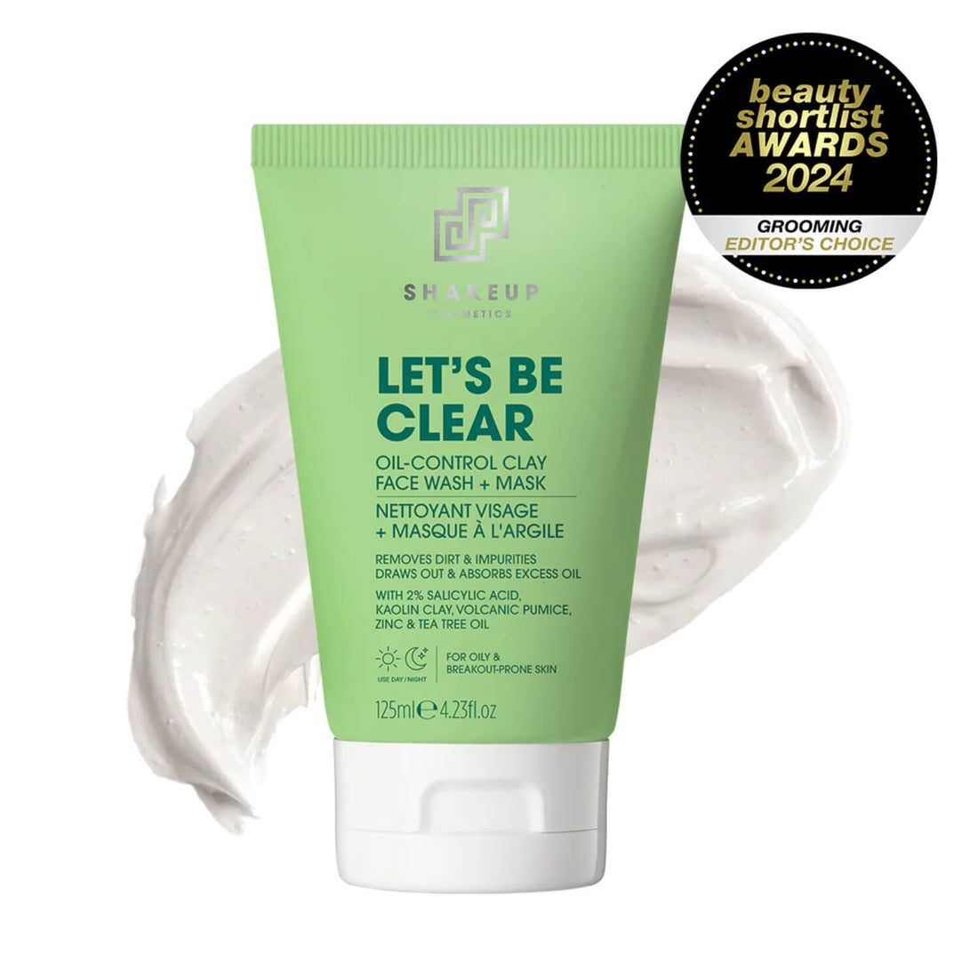 Let's Be Clear Oil Control Clay Face Wash + Mask