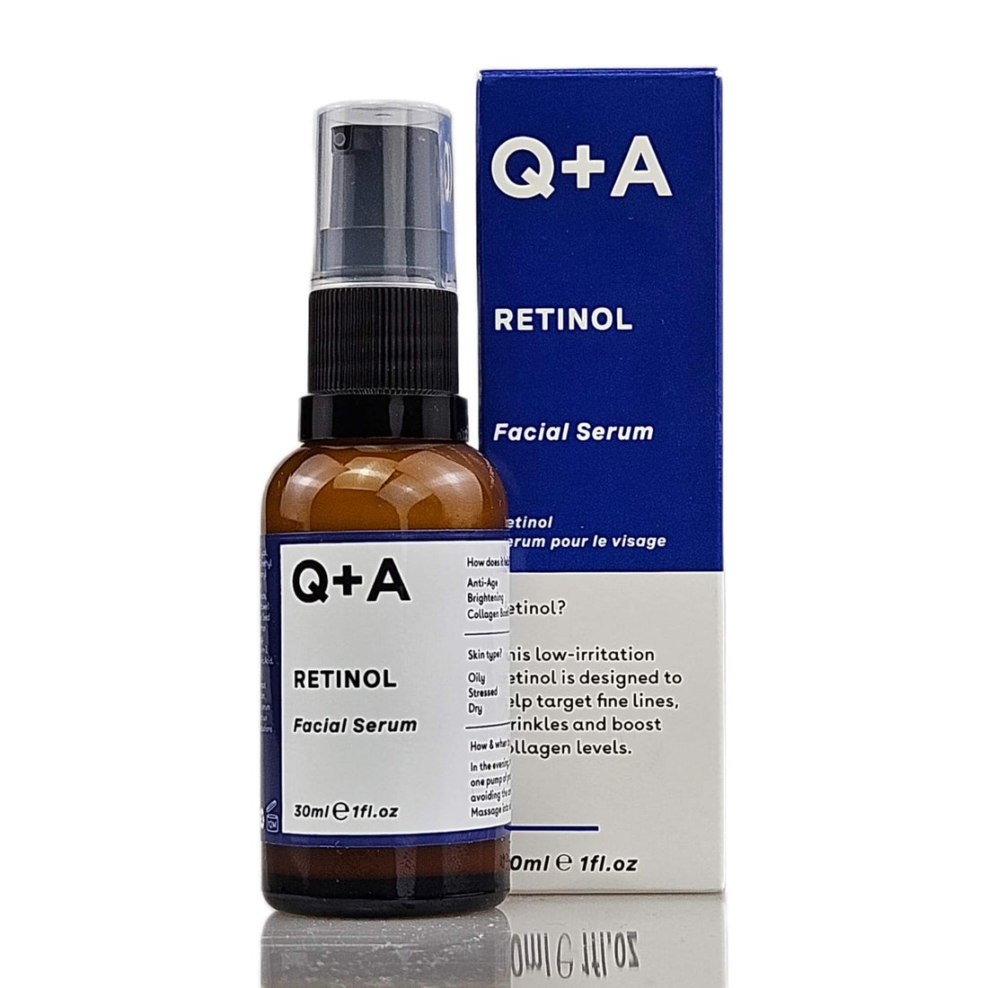 Q + A Skincare Retinol Facial Serum