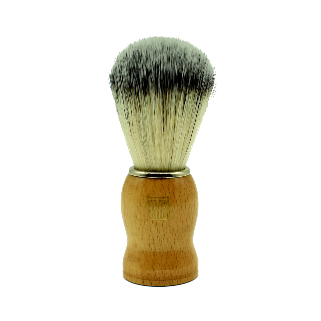 The Personal Barber Synthetic Hair Wooden Shaving Brush 