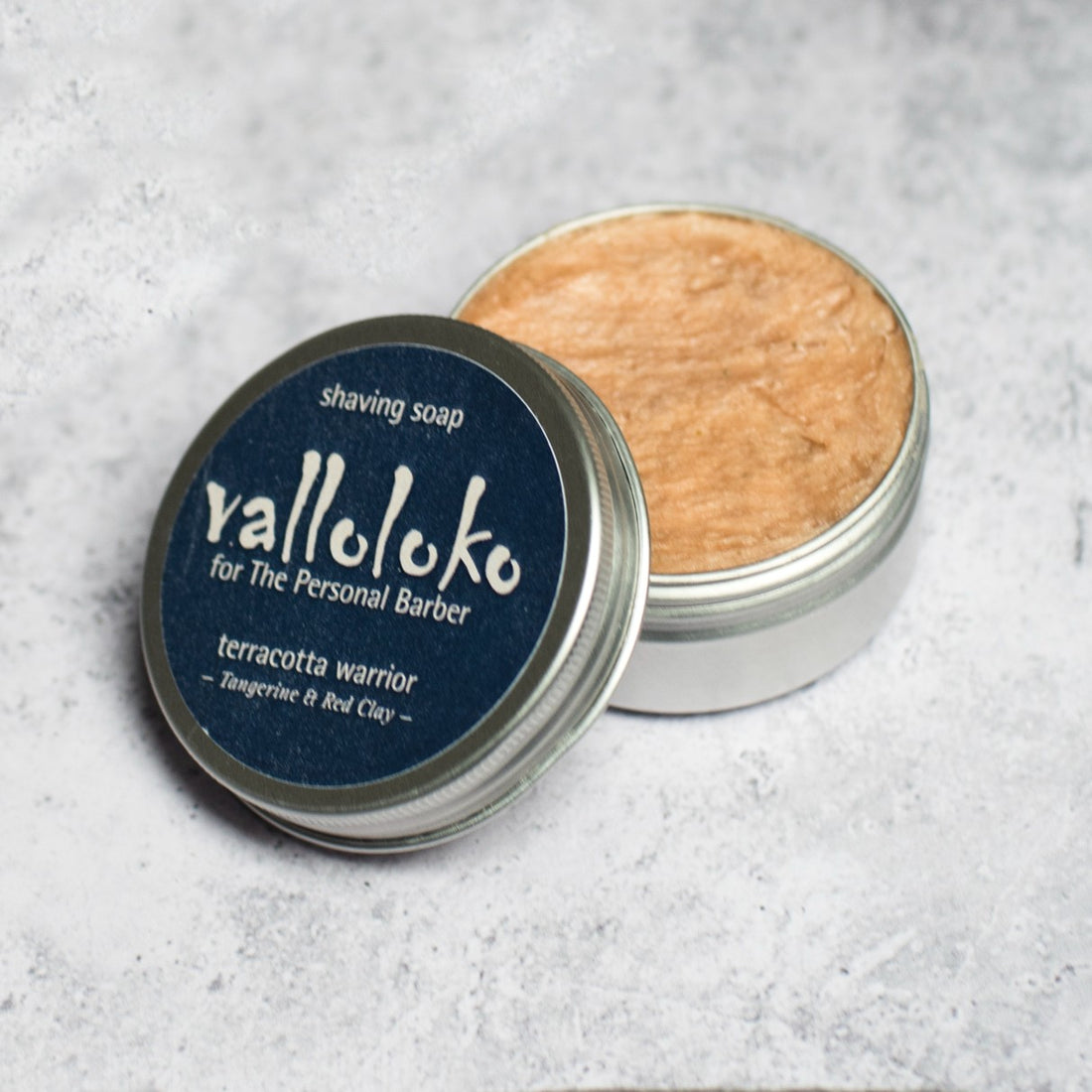 Valloloko Terracotta Warrior Shaving Soap 