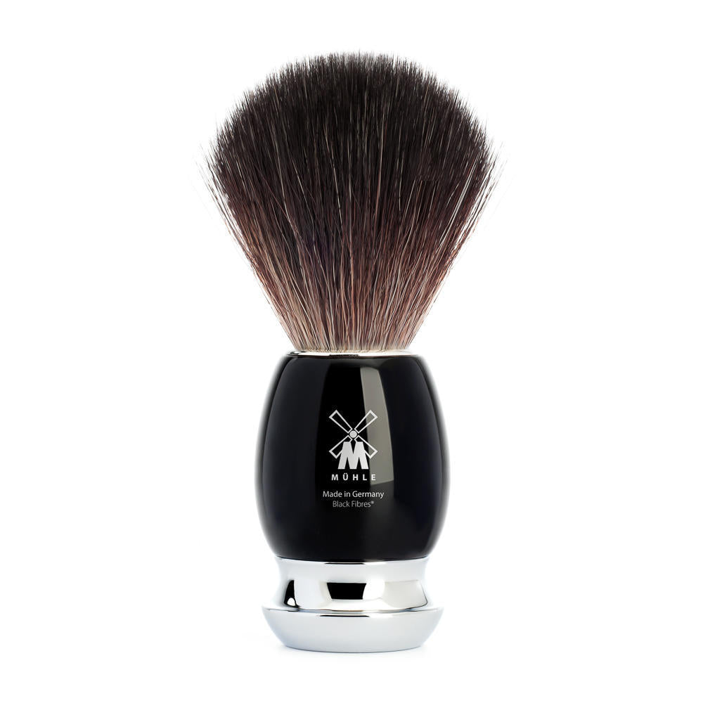 Muhle Vivo Black Resin Black Fibre Shaving Brush 