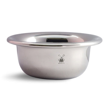 Muhle Stainless Steel Shaving Bowl with Chrome Plating 