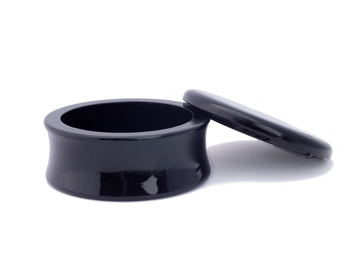 Parker BLSB Black Mango Wood Shaving Bowl 